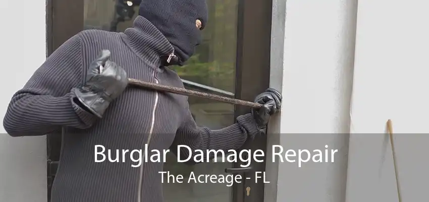 Burglar Damage Repair The Acreage - FL