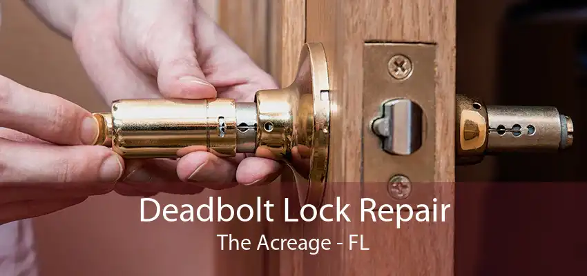 Deadbolt Lock Repair The Acreage - FL