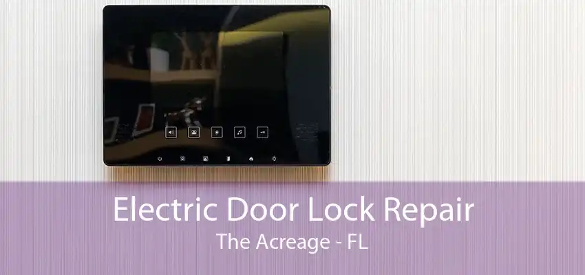 Electric Door Lock Repair The Acreage - FL