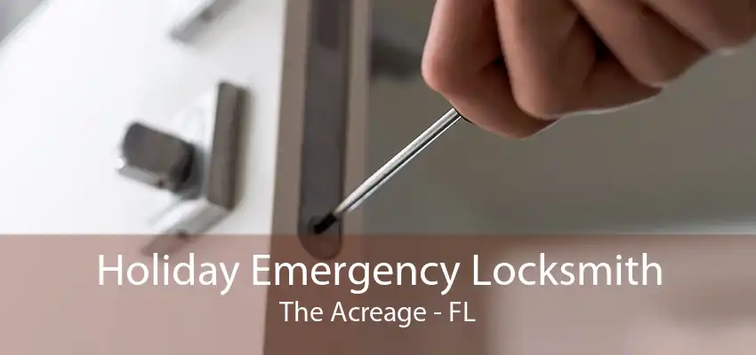 Holiday Emergency Locksmith The Acreage - FL