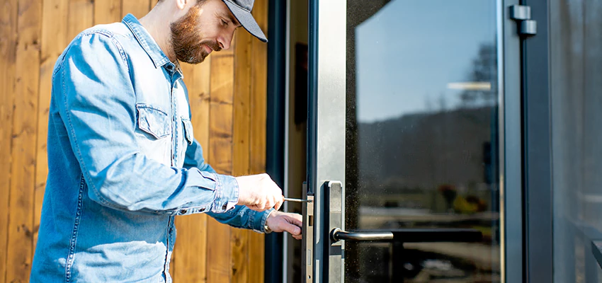 Frameless Glass Storefront Door Locks Replacement in The Acreage, FL